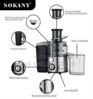 Sokany Versatile 4-in-1 Juicer and Food Processor