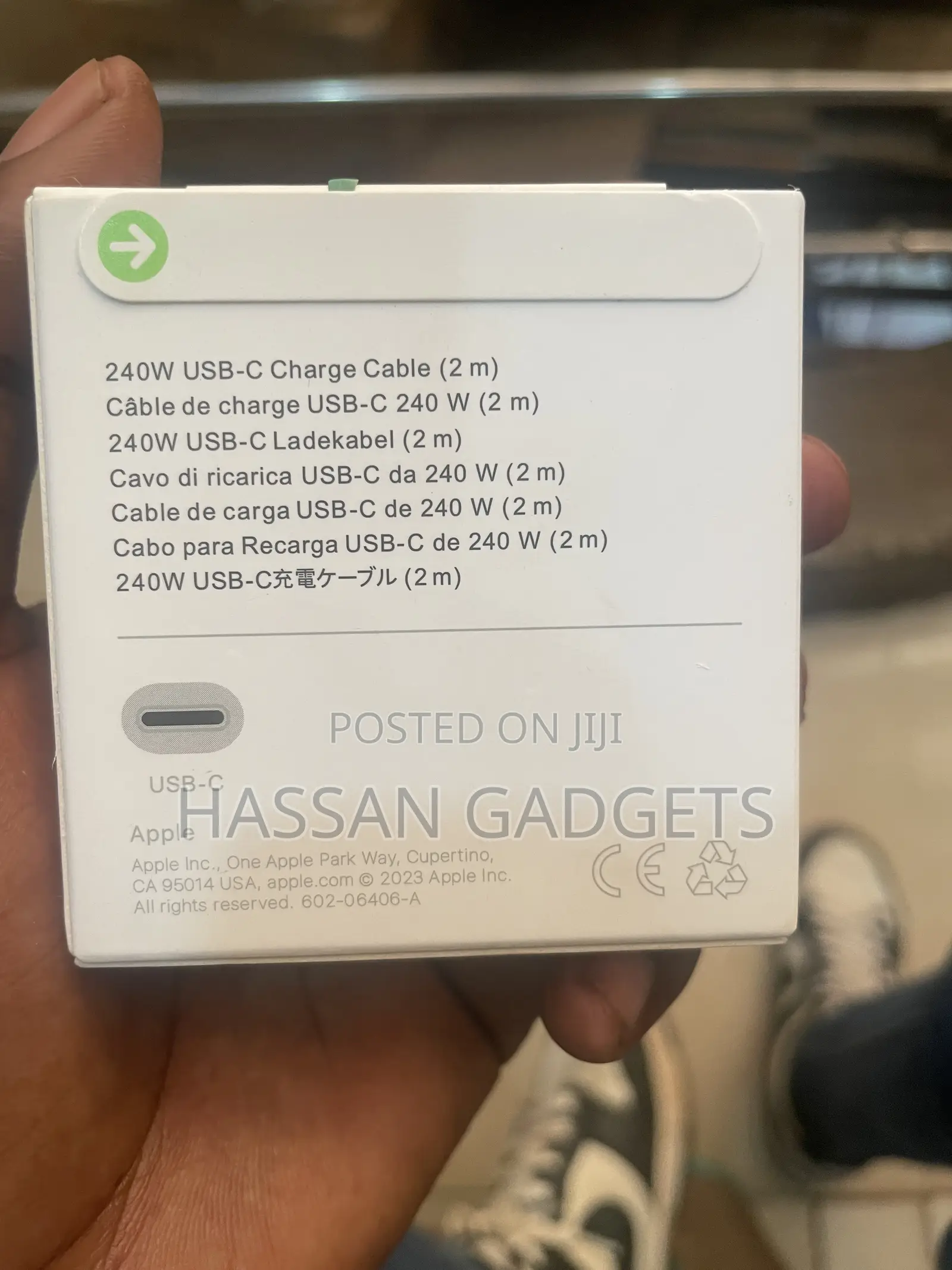 Original 240w Usb-C to Usb-C Cable for Macbook