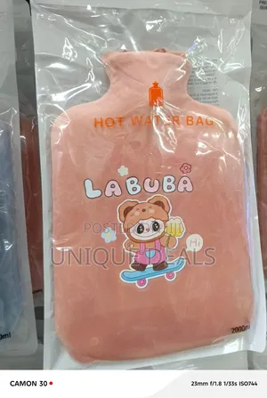 Hot Water Bag With Plush Cover For Pain Relief – Heating Bag