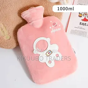 2000ml Hot Water Bag With Plush Cover for Pain Relief – Heating Bag