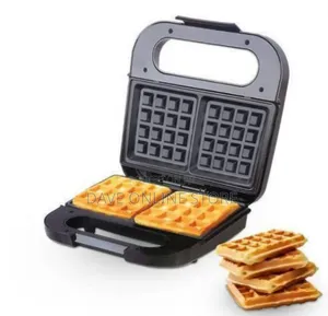 Compact Dual-Slice Electric Waffle Maker