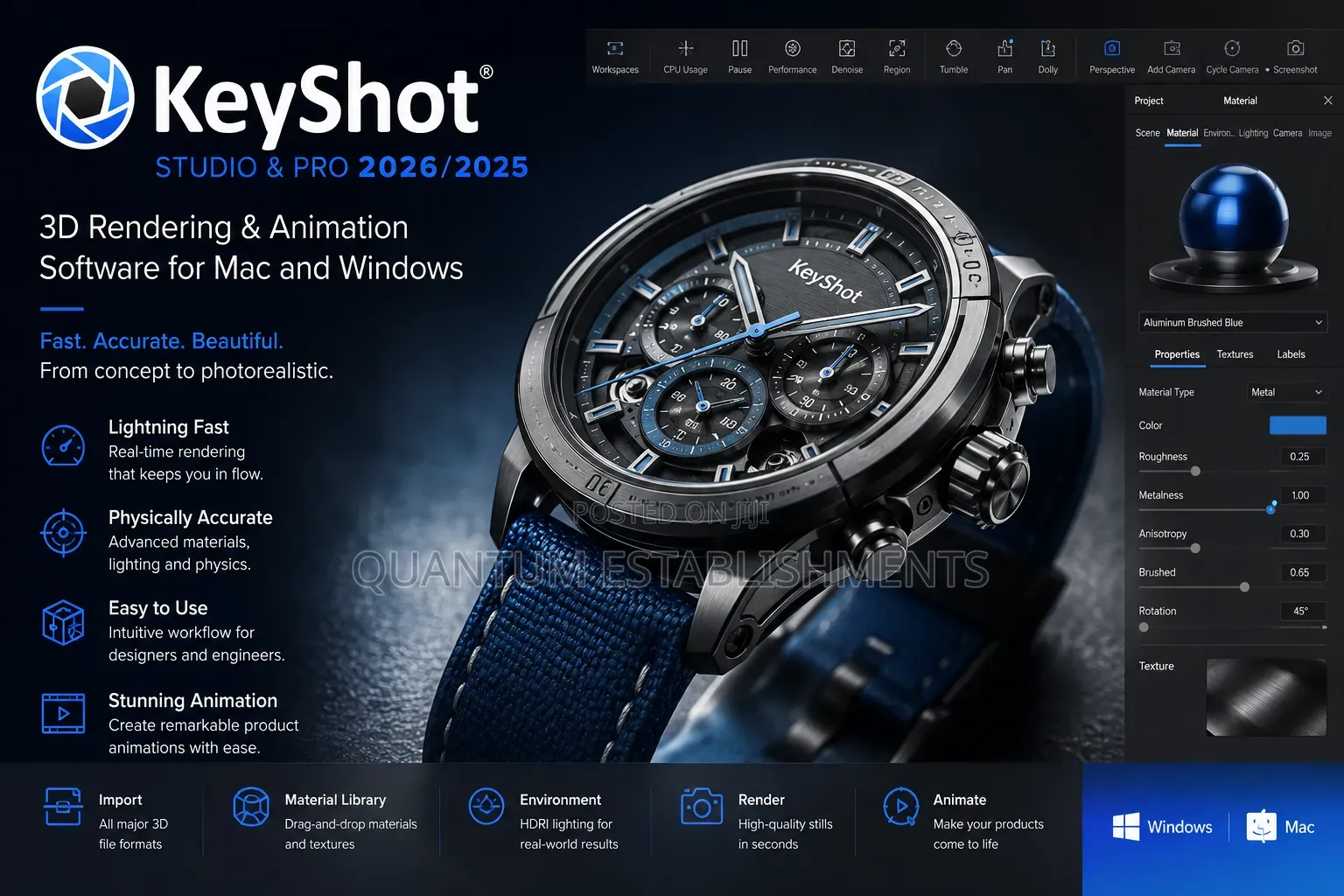 Luxion Keyshot Studio /Pro Rendering Animation Software