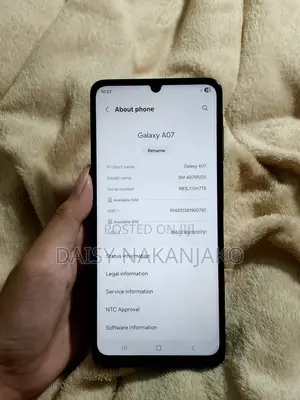 New Samsung Galaxy A07 128 GB Black
