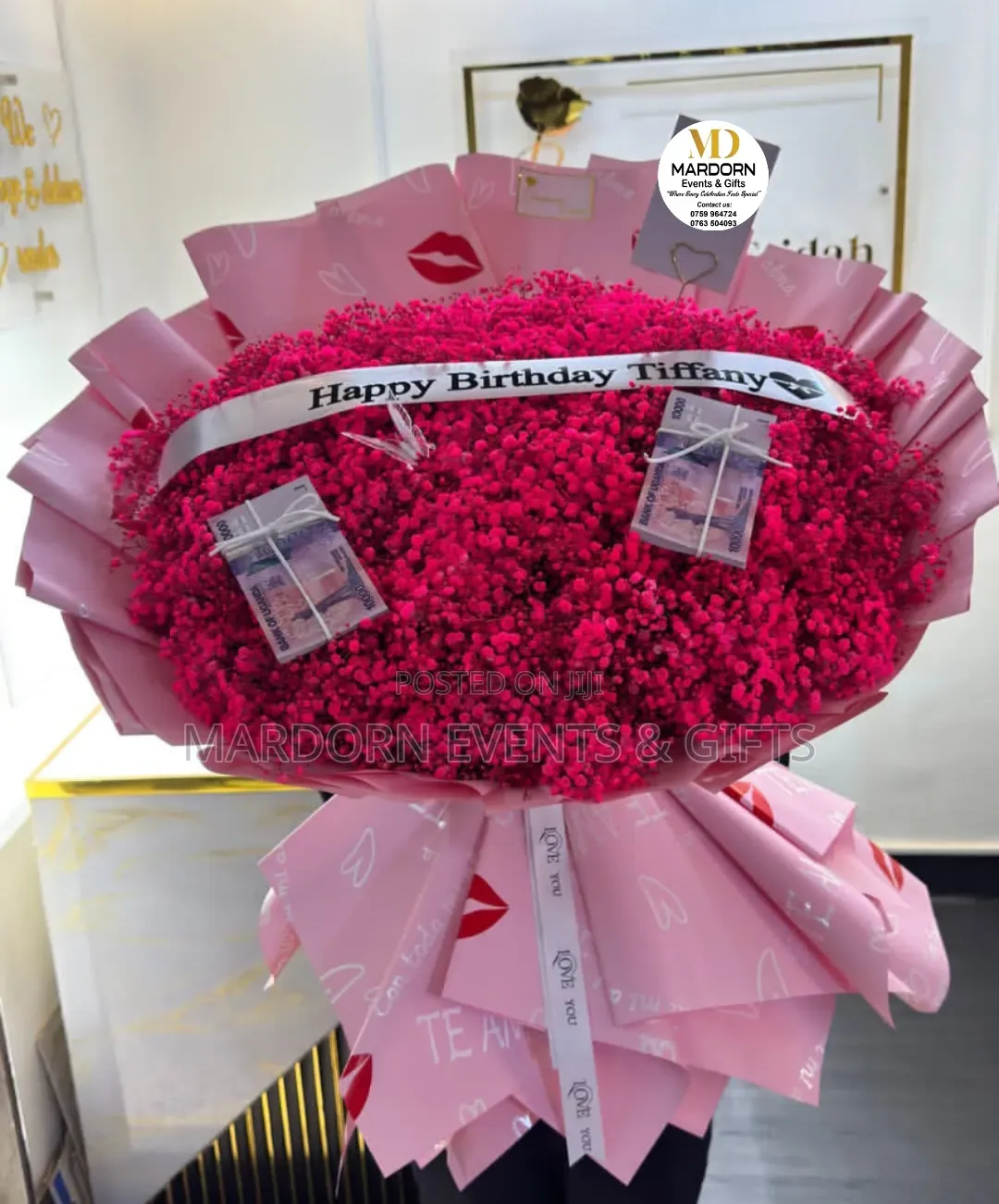 Flowers Bouquets With Cash