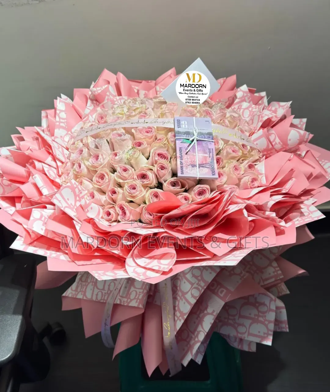 Flowers Bouquets With Cash