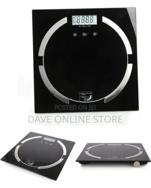 Digital Bathroom Scale With Body Fat Analyzer