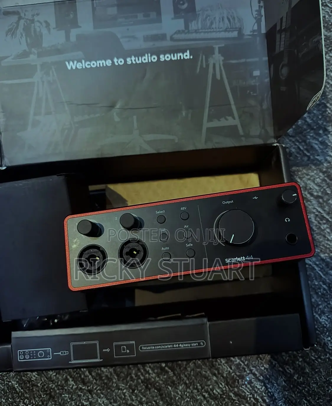 Focusrite Scarlett 4i4 4th Gen Usb Audio Interface