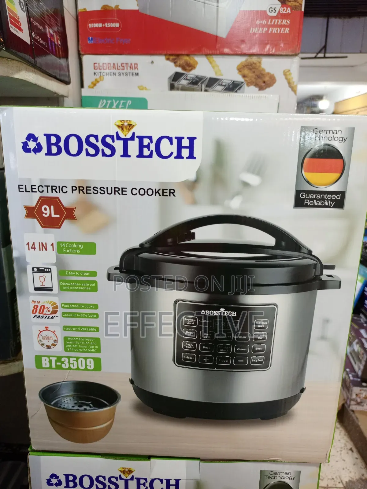 Bosstech 9litre Electric Pressure Cooker.