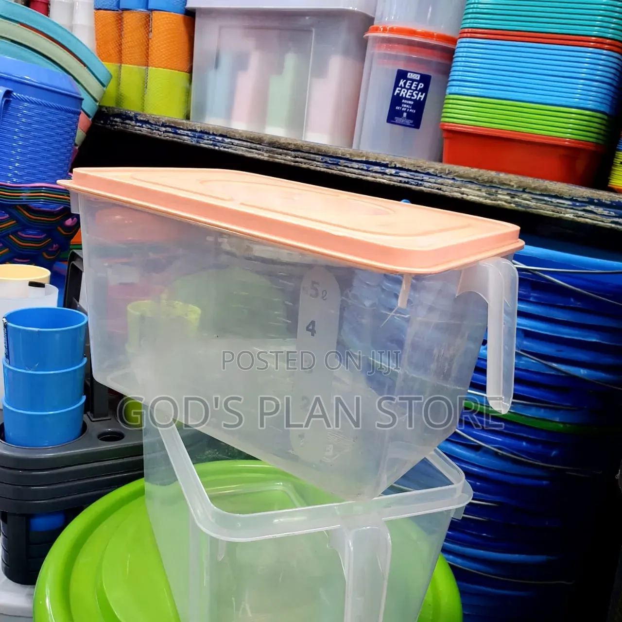5litres Fridge Storage Containers Plastic