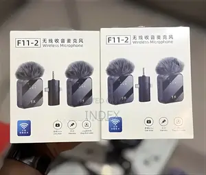 F11-2 Wireless Microphone 3in1 Noise Cancellation Clip On