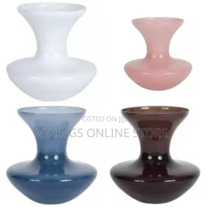 Elegant Decorative Glass Vase - Multicolor