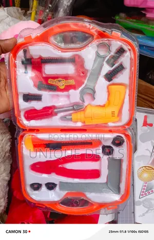 Tool Series Pretend Play Workshop Set for Children.