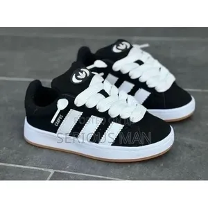 Unisex Campus Black White Classic Sneakers