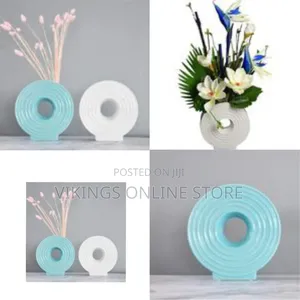 Exotic Artificial Floral Arrangement in Contemporary Textured Vase