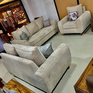 6 Seater High Density Cushions Sofa Set