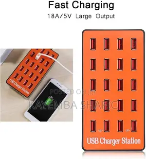 100w 20-Port Intelligent Usb Charging Station Hub