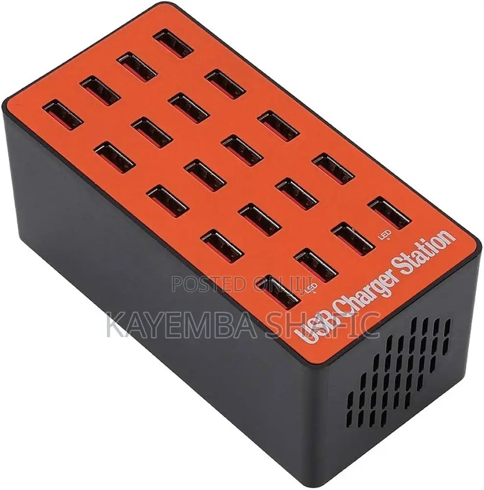100w 20-Port Intelligent Usb Charging Station Hub