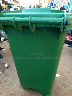 Dust Bin With Wheels Heavy Duty 240litres Green