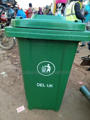 Dust Bin With Wheels Heavy Duty 240litres Green