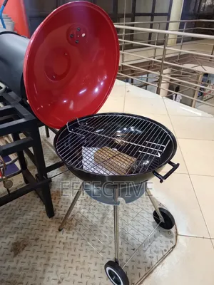 Portable Round Charcoal Kettle Barbecue Grill.