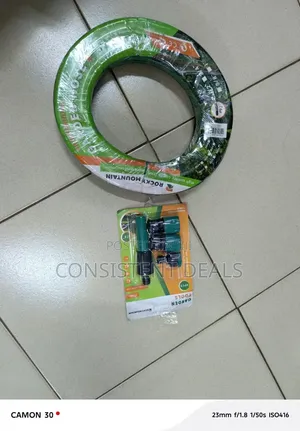 Professional Garden Hose Pipe 15m With Nozzle Set