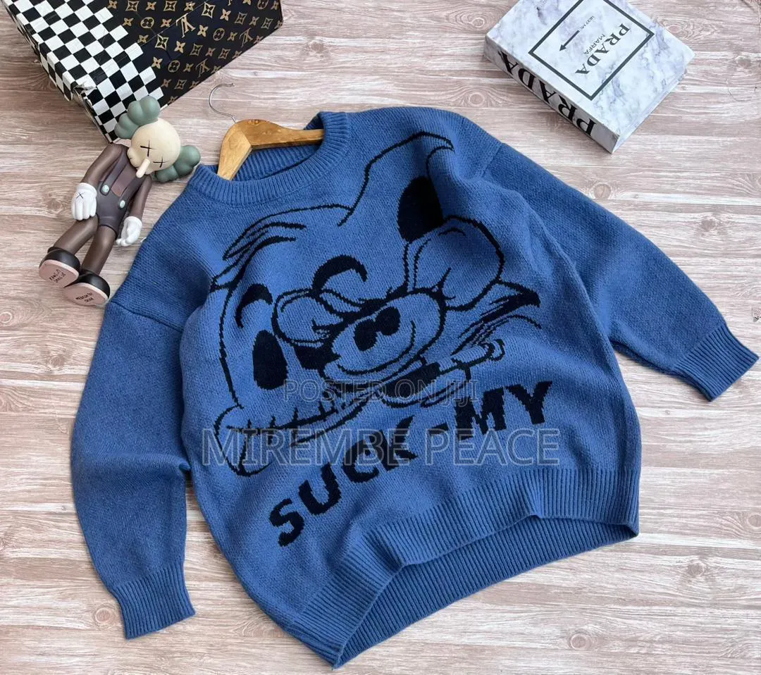 Graphic Intarsia Knitted Sweaters