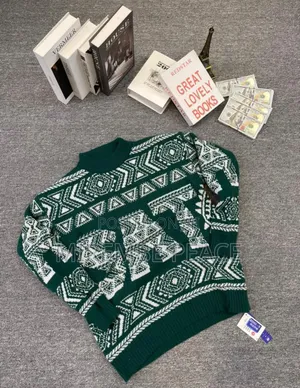 Graphic Intarsia Knitted Sweaters