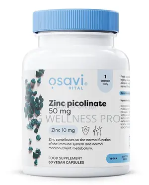 The Osavi Zinc Picolinate 50 Mg (60 Vegan Capsules)