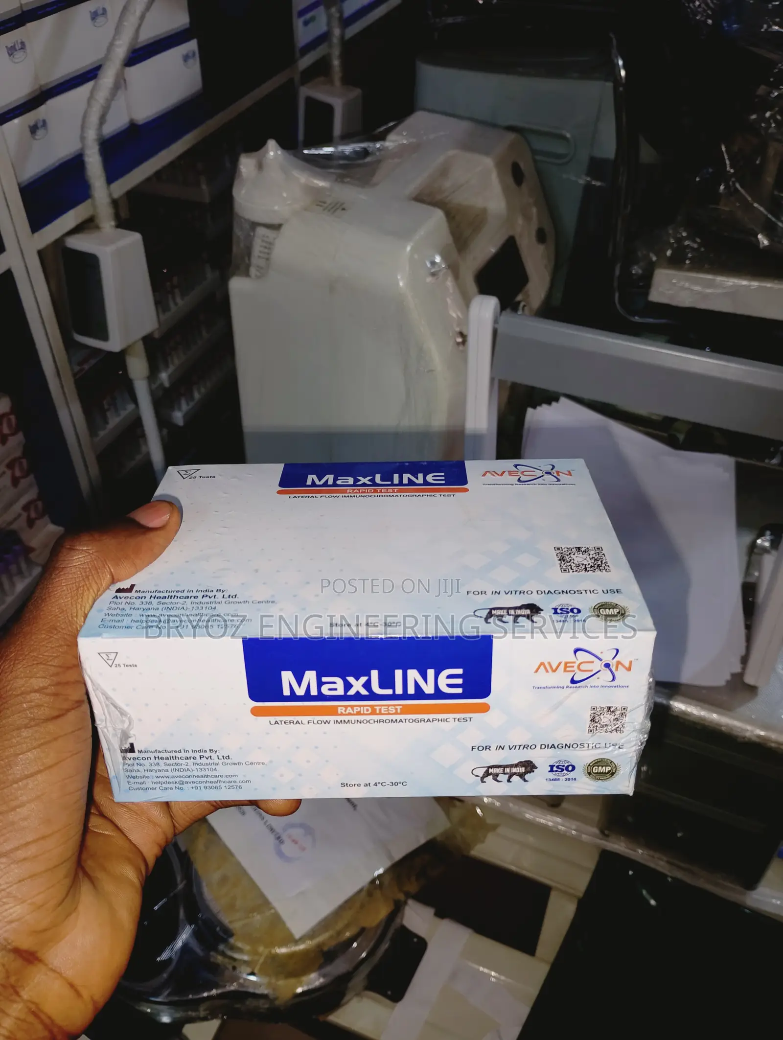 Typhoid Ab Maxline Rapid Test Kit - Tests 40