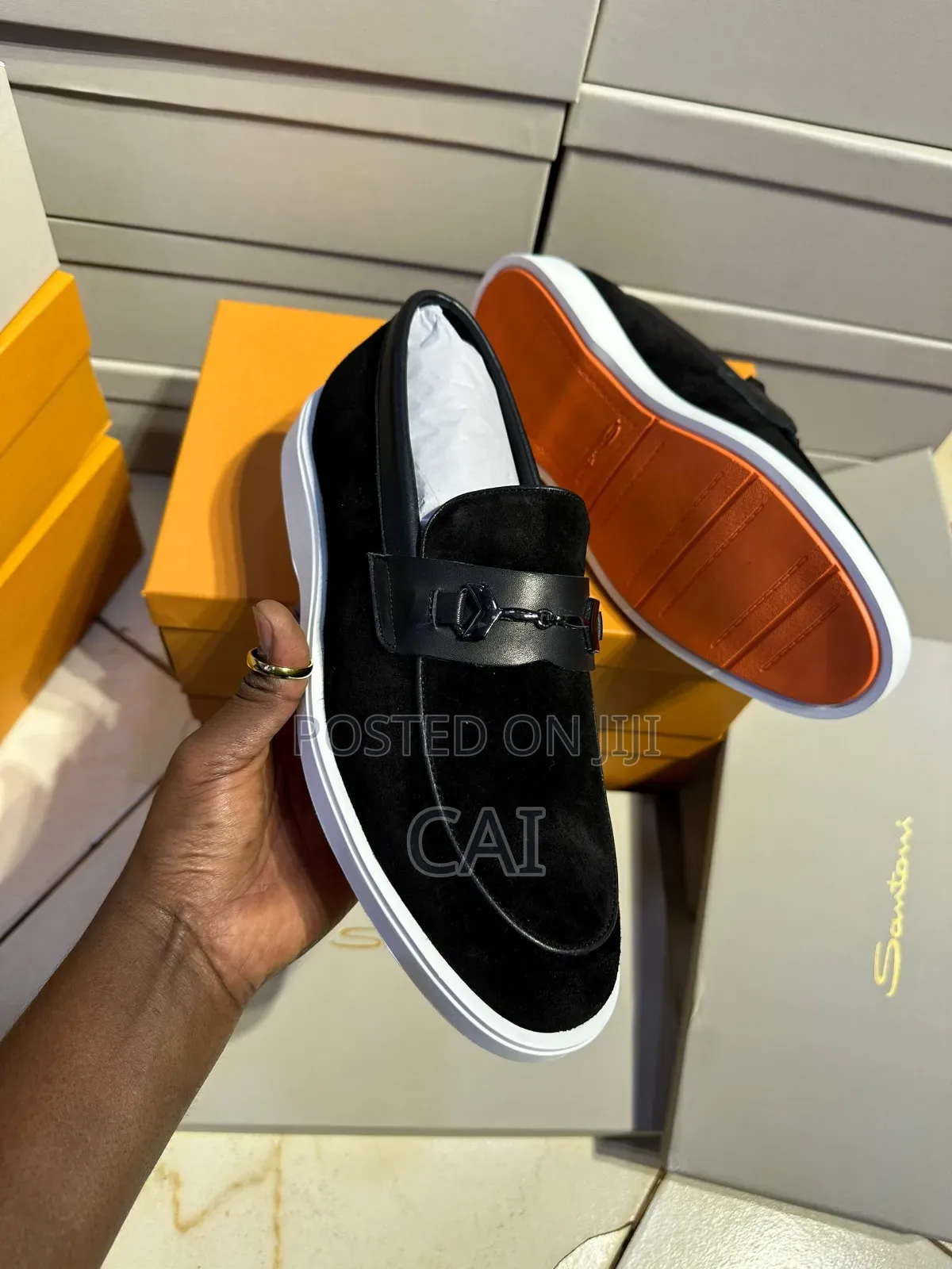 Louis Vuitton Coffee Brown Suede Casual Slip-on Loafers.