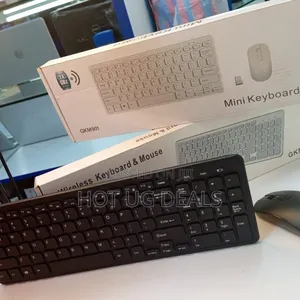 Gkm520 Wireless Keyboard and Mouse Set - Black