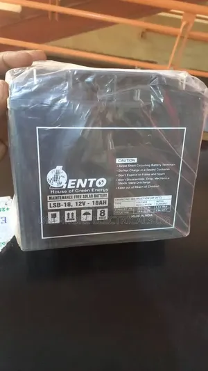Lento Indian Made Battery 18ah 12v Free Maintenance