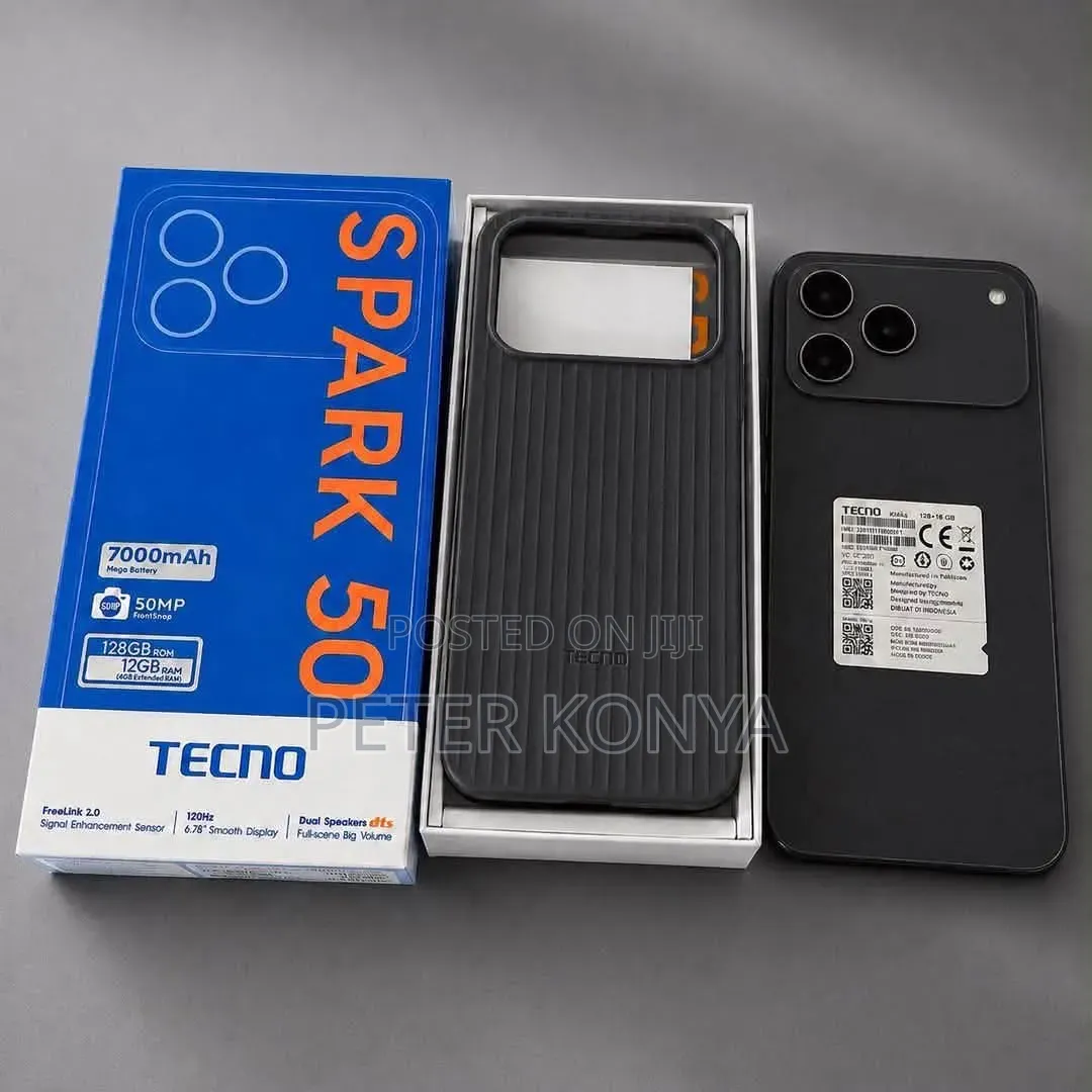 New Tecno Spark 50 128 GB Black