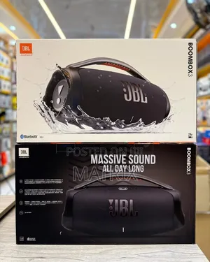 JBL Boombox 3 Portable Bluetooth Speaker.