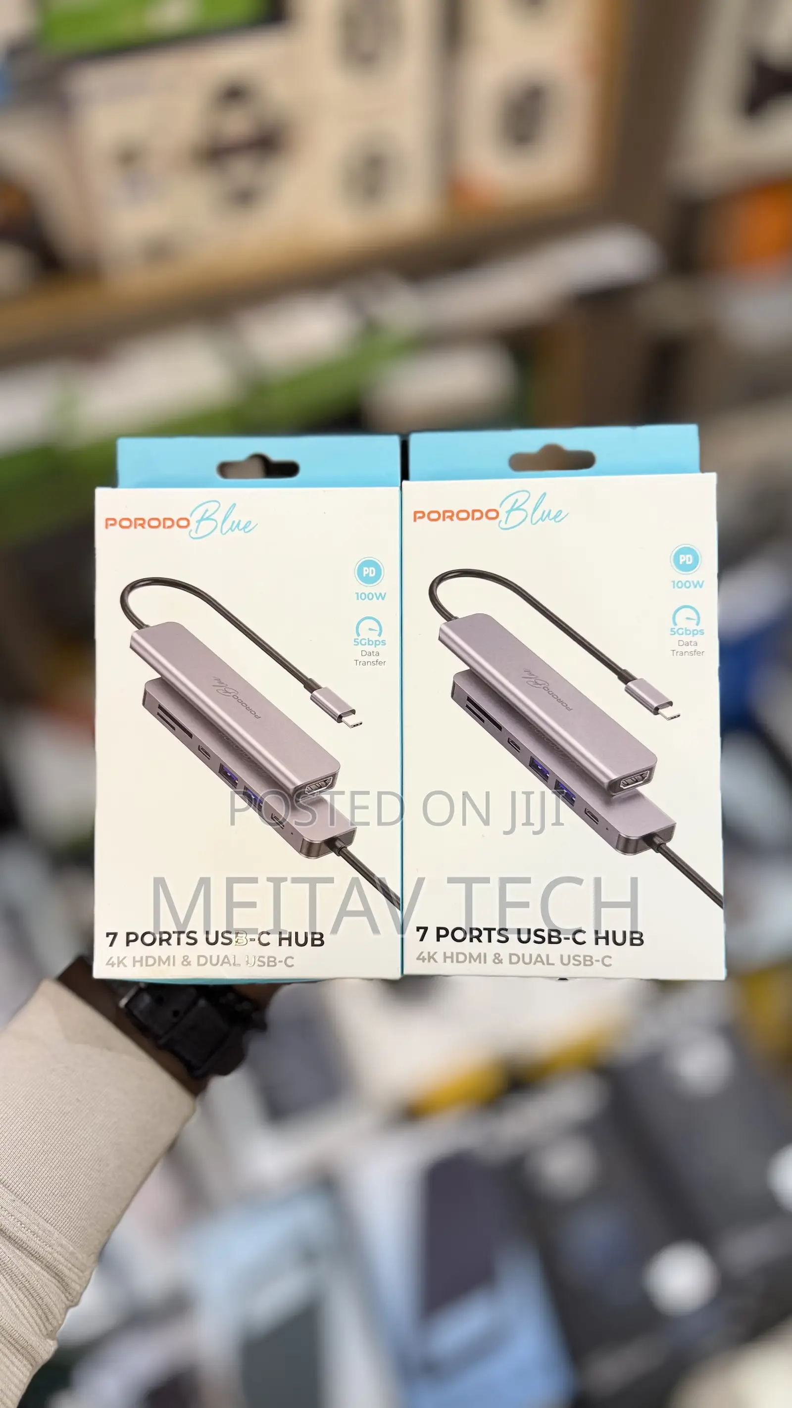 Usb Hub 7 in 1 Porodo