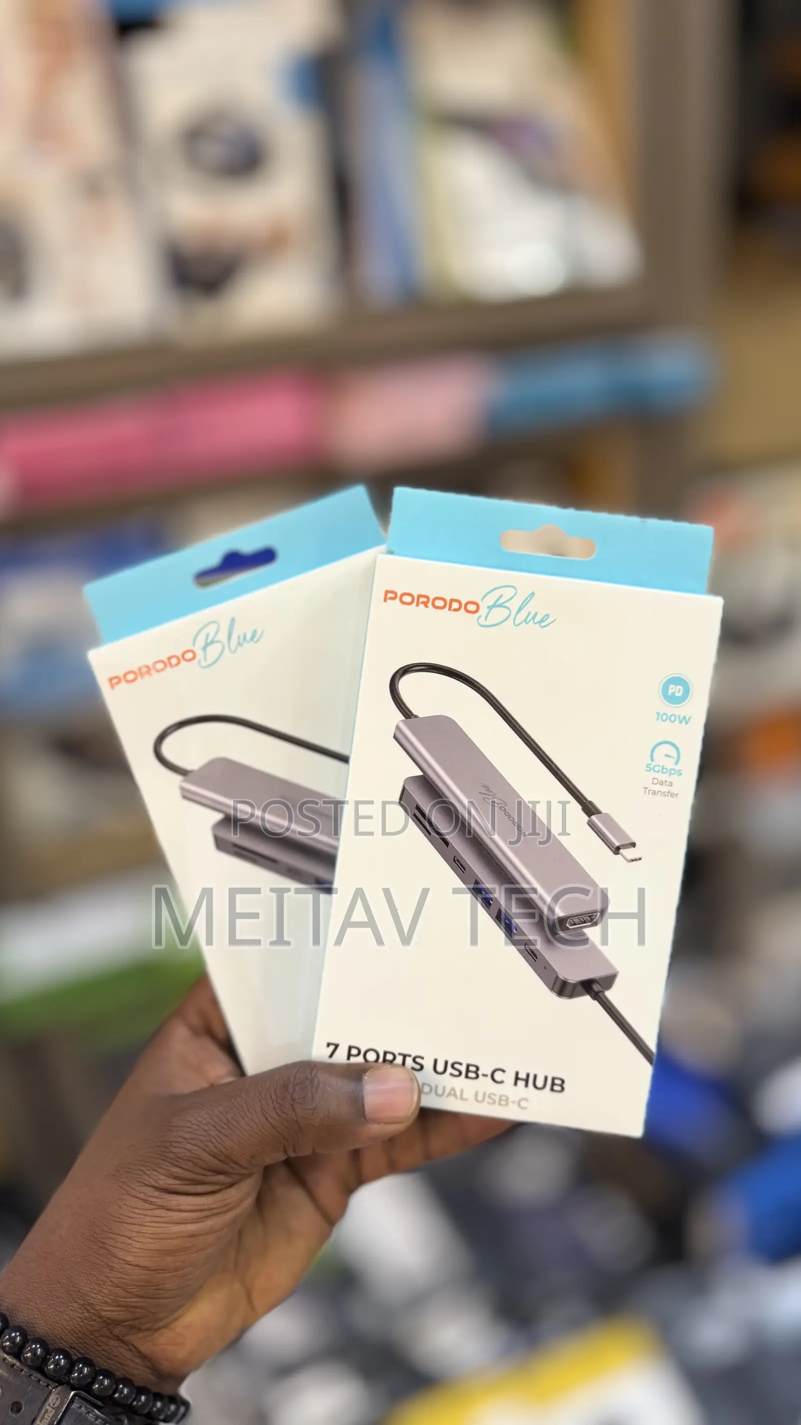 Usb Hub 7 in 1 Porodo