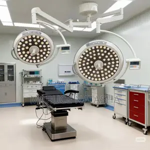 A Set of a Double Domn Theatre Light With a Hydraulic Theatre Bed