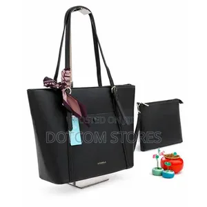 Chrisbella 2 in 1 Black Tote Bag