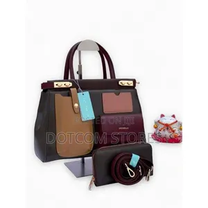 Chrisbella Elegant Multi-Tone Handbag Set