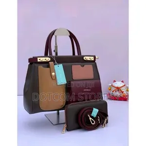Chrisbella Elegant Multi-Tone Handbag Set
