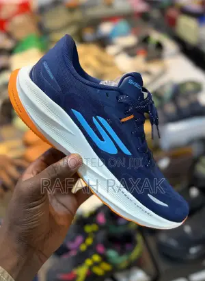 Grey Mesh Sketchers Aero Spark Running Shoes