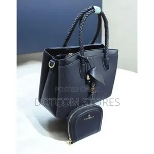 Chrisbella Elegant 2 in 1 Black Handbag