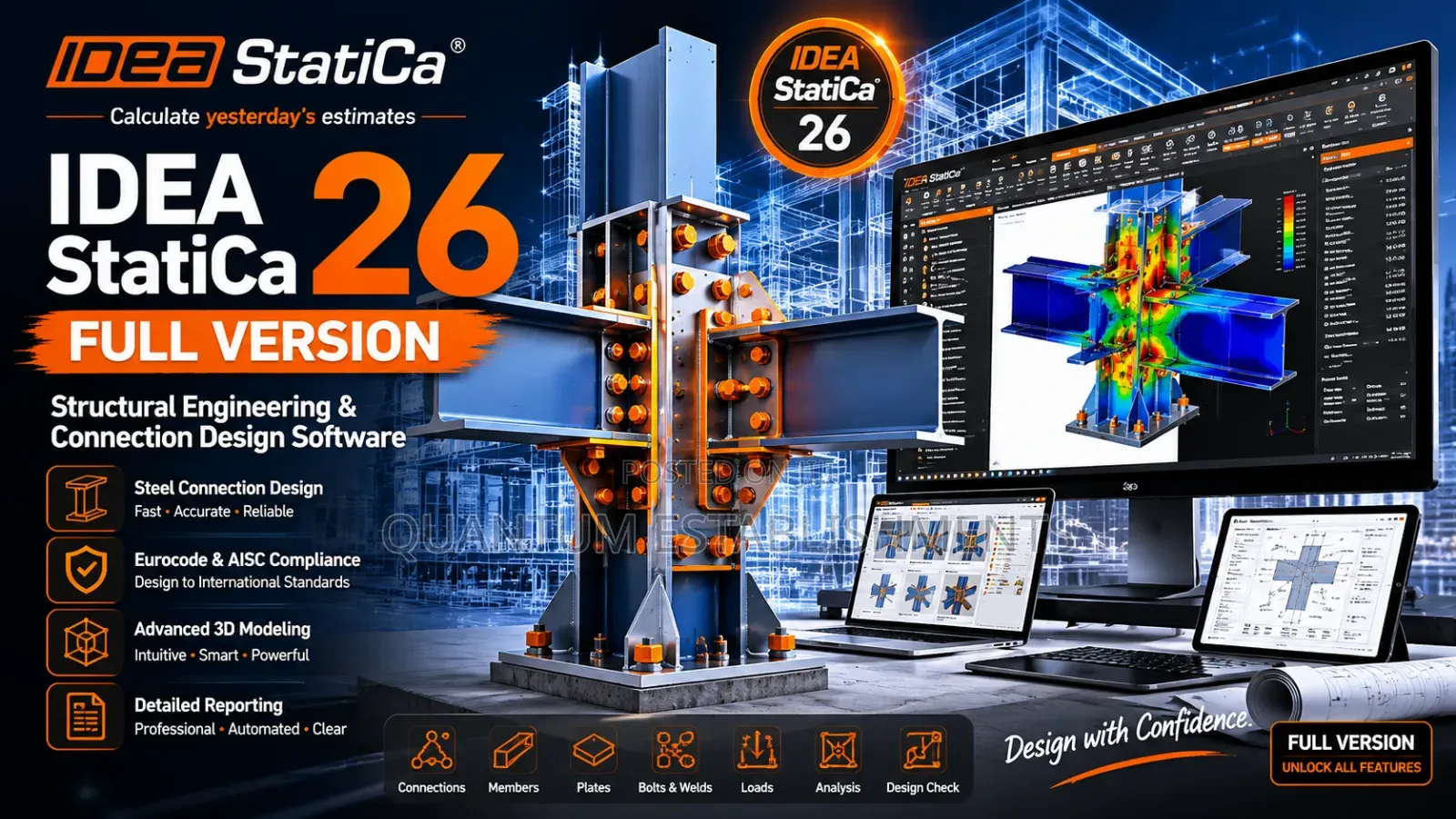 Idea Statica 26 -Structural Engineering and Connection Design Software