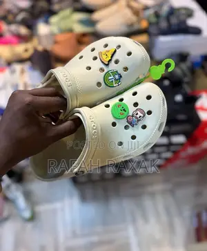 Cream Version of Crocs Clogs