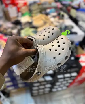 Cream Version of Crocs Clogs