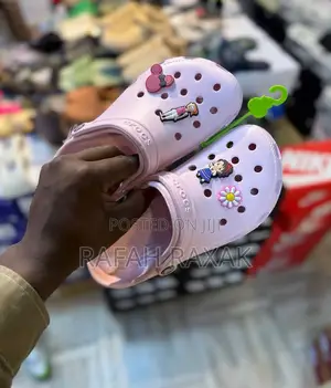 Pink Classic Crocs Clogs
