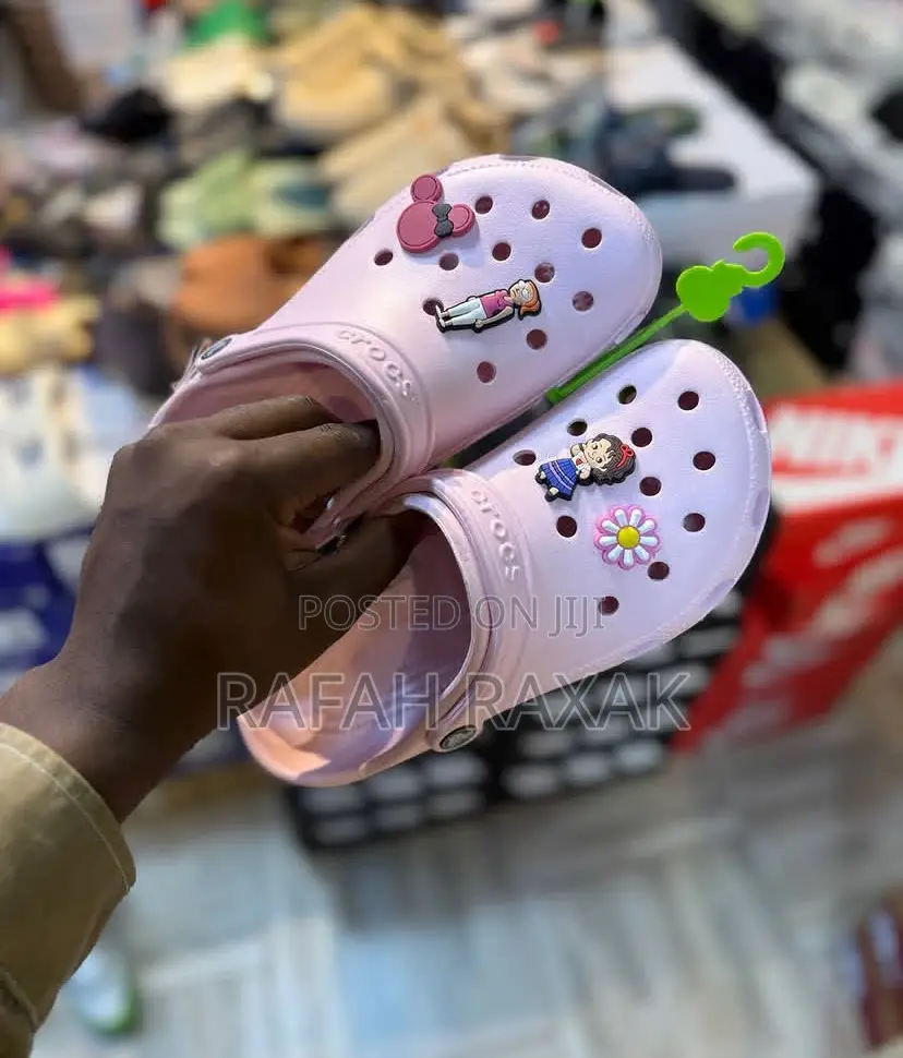 Pink Classic Crocs Clogs
