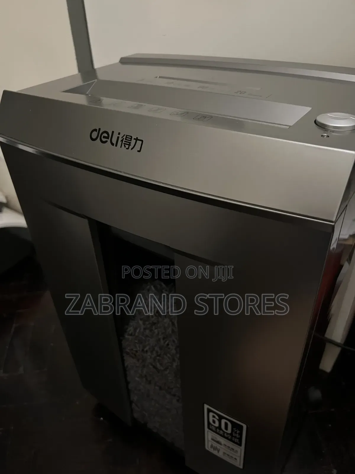 Deli Paper Shredder 30l