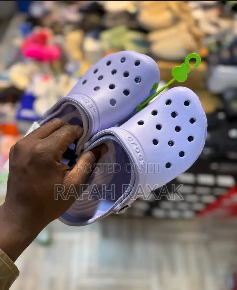 Purple Unisex Crocs Clogs