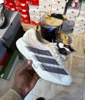 Chalk White Adidas Adizero Adios Pro 4 Running Shoes